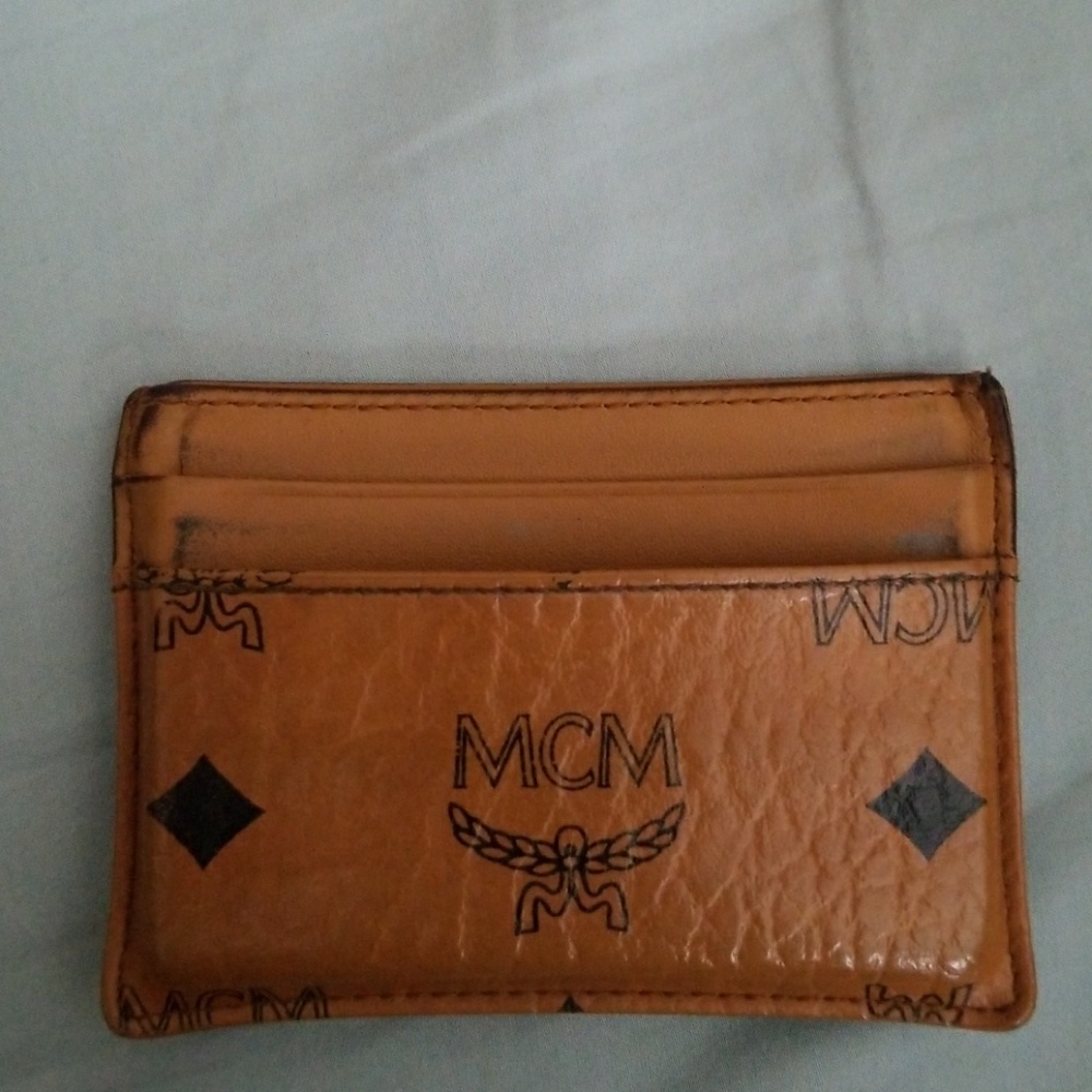 Authentic MCM card case